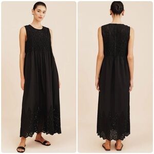 POSSE Louisa Broderie Anglaise Maxi Dress